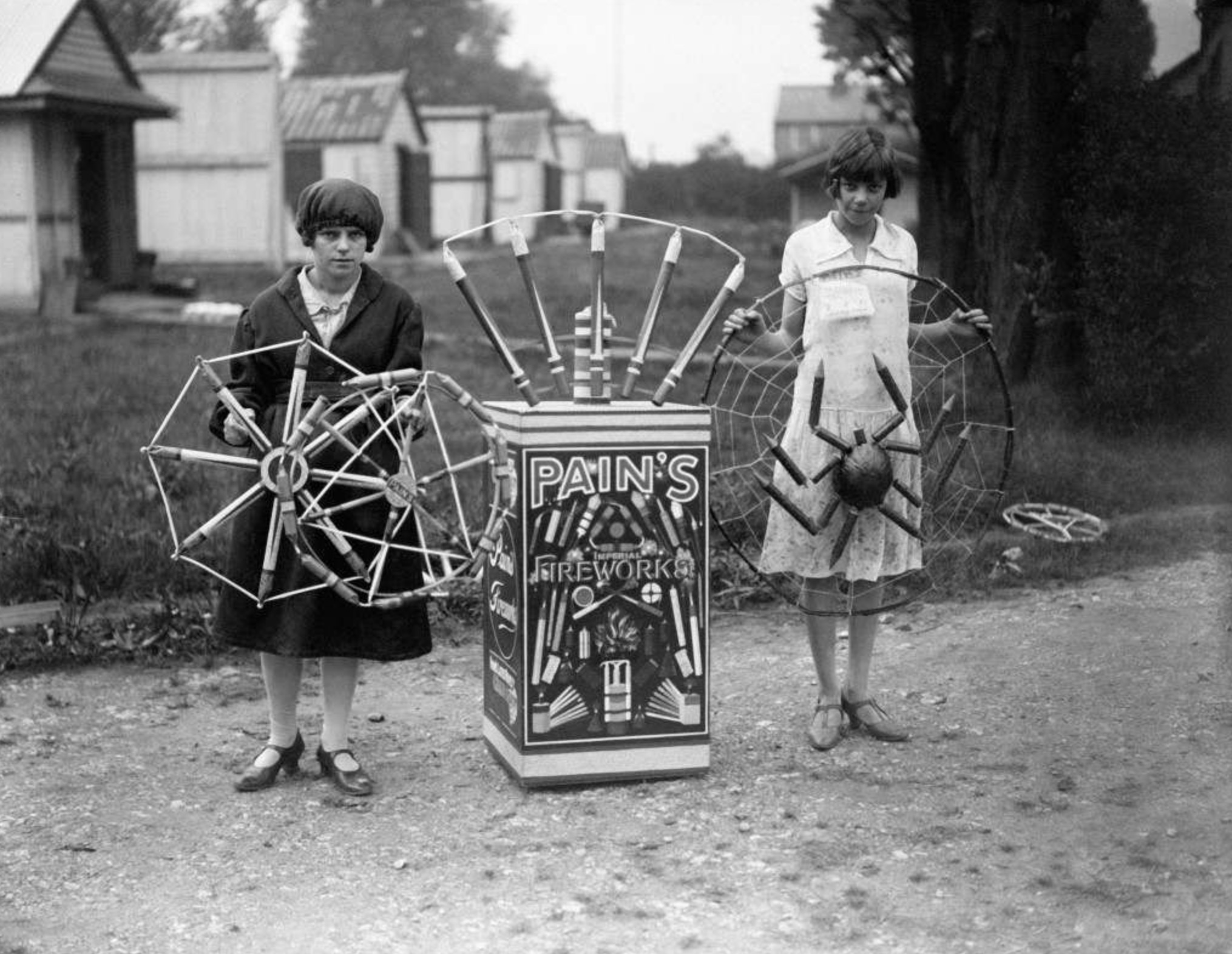 Pain’s spiderweb fireworks 